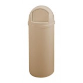Rubbermaid Marshal Classic Waste Container - 15 Gallon, Beige